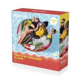 Bestway Isla Flotante Hinchable con Cuerda Fruta de la Pasion D188cm Playa y Piscina 43720 Bestway Isla Flotante Hinchable con Cuerda Fruta de la Pasion D188cm Playa y Piscina 43720