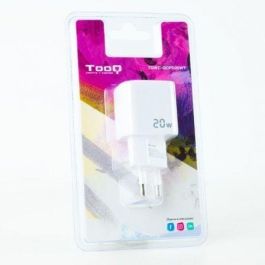 TOOQ CARGADOR DE PARED USB-C/PD + USB-A/QC 20W