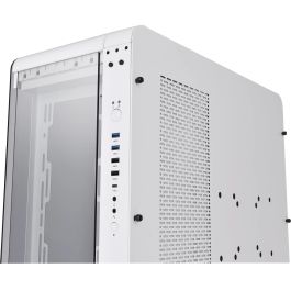 Thermaltake Core P6 Tempered Glass Snow Midi Tower Caja PC Blanco, Ventiladores 120/140mm y Discos 2.5/3.5'' Compatibles
