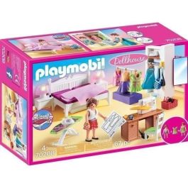 Playmobil 70208 Set de juego: Dormitorio con espacio para coser, con máquina de coser, lámparas de noche funcionales y figura Precio: 38.50000022. SKU: S7122893
