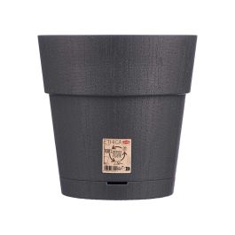 Maceta plástico Ethica 30 cm antracita con reserva agua - Stefanplast (6 Unidades) Maceta plástico Ethica 30 cm antracita con reserva agua - Stefanplast (6 Unidades)