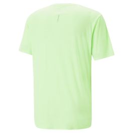 Camiseta de Manga Corta Hombre Puma Run Favorite Verde limón