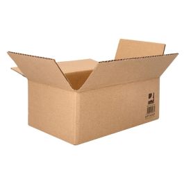 Caja Para Embalar Q-Connect Americana Ultrarresistente Carton Reciclado Canal Doble 7 mm Color Kraft 700x440x330 mm 15 unidades