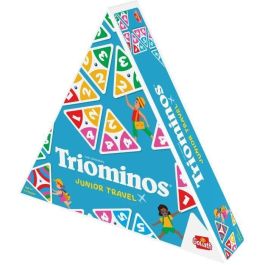 Goliath GOL8720077311657 Triominos Junior Travel '24 - Juego de mesa portátil para niños
