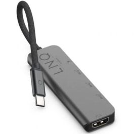 Docking USB Tipo-C Linq LQ48014/ 1xUSB Tipo-C/ 2xUSB/ 1xHDMI 4K/ 1xUSB Tipo-C PD/ Gris Docking USB Tipo-C Linq LQ48014/ 1xUSB Tipo-C/ 2xUSB/ 1xHDMI 4K/ 1xUSB Tipo-C PD/ Gris
