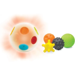 Infantino Senso` Sound Ball Balón de Concientización Infantil Suave Sonoro Luminoso Multicolor para Bebés desde el Nacimiento Precio: 37.50000056. SKU: B1E5XFTR59