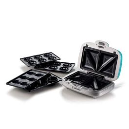 Ariete 1972/01 Sandwichera 3 en 1 Party Time para Donuts y Cupcakes, Azul