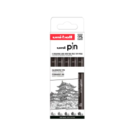 Uniball Rotulador Calibrado Micrometrico PIN Negro Blister 5 Unidades (0.1-0.9mm) Precio: 8.88999947. SKU: B12MJGH5V5
