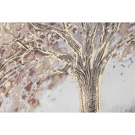 Cuadro Cottage DKD Home Decor Dorado Gris 3.8 x 60 x 119.5 cm (2 Unidades)