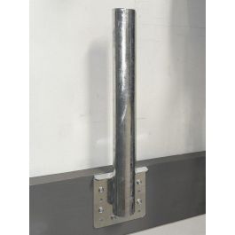 Next Green Soporte de tubo para tablón y fachada 60-540, para montaje en paredes y fachadas para cajas de carga, tubo soldado de 60 mm de longitud 540 mm