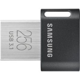 Samsung MUF-256AB/APC Pendrive 256GB USB 3.1 FIT Plus hasta 400 MB/s Lectura. Diseño Ultra-Compacto, Resistente Agua, Golpes y Temperatura