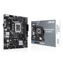 ASUS PRIME H610M-D 90MB1G80-M0EAY0 Placa Base Intel LGA 1700 H610 DDR5 Micro ATX HDMI VGA M.2 SATA3 USB 3.2