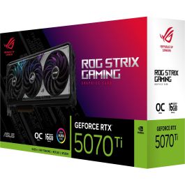 Asus 90YV0M90-M0NA00 Tarjeta Gráfica ROG Strix OC NVIDIA GeForce RTX 5070 Ti 16GB GDDR7 8960 Núcleos CUDA