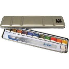 Artist Acuarela Artist Start Caja Metal 12 Colores Surtidos + Pincel Rellenable Alta Calidad Uso Escolar Y Profesional Precio: 10.78999955. SKU: B1K3SRQBFN