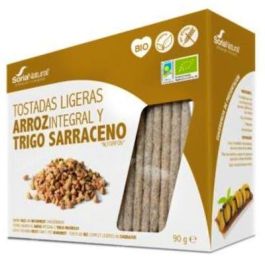 Soria Natural Tostadas de Arroz Integral y Trigo Sarraceno 90g - Crujientes, Ligeras y Sin Azúcares Añadidos Precio: 3.4999998. SKU: B1FV6M4GAB