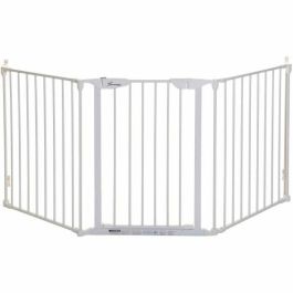 Dreambaby AAAAL83405 Barrera de seguridad Newport 3 paneles Bidireccional 85,5-200 x 74 cm Blanco