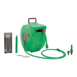 Super Ego Recogedor Automático de Manguera para Pared 20m, Polipropileno, Anti UV y Anti Algas, Verde Precio: 95.89000014. SKU: S7904899