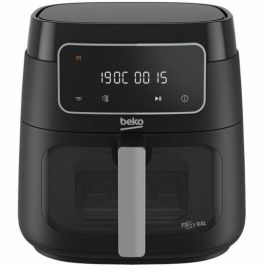 Beko Freidora de Aire Caliente Multifunción FRL3374B, 1900 W, 7.6 L (2 kg de patatas), Pantalla Táctil LCD, Negra