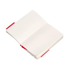 Cuaderno Con Gomilla Antartik Notes Tapa Blanda A6 Hojas Lisas Rojo 100 Hojas 80 gr Fsc