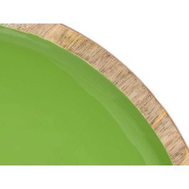 Plato de madera mango verde 25 cm - Giftdecor (12 Unidades) Plato de madera mango verde 25 cm - Giftdecor (12 Unidades)