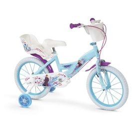 Huffy Bicicleta para Niños y Niñas Frozen 16 Pulgadas, Tema Disney, Edad 5-7 Años, Color Azul, Marco Resistente de Hierro Precio: 146.88999974. SKU: S2417308