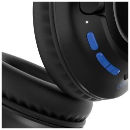 Belkin Auriculares SOUNDFORM Inspire AUD006btBLK para Niños Inalámbricos Bluetooth 5.2, Micrófono Plegable, 35h Batería, Negro