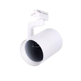 Pack 2 Foco de Carril Monofásico E27 PAR30/A65 Orientable Blanco para Iluminación Comercial de Acento y Exposiciones