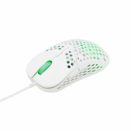The G-Lab THE3760162051353 Ratón Gaming KULT-OXYGEN con Cable RGB 12800 DPI Blanco