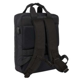 Mochila Safta Para Portatil 13,3''+Usb F.C. Barcelona Premium Black 110x290x390 mm Mochila Safta Para Portatil 13,3''+Usb F.C. Barcelona Premium Black 110x290x390 mm