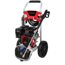 ZEUZ Hidrolimpiadora de Alta Presión Gasolina 4 Tiempos 280 Bar (Máx.) / 220 Bar (Sin Rotabuse) - 6.5 HP - 510 L/h