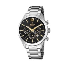 Reloj Hombre Festina F20343/4 Negro Plateado Precio: 162.68999945. SKU: B1FAEGE53H