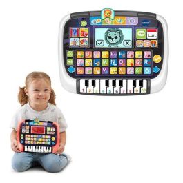 Tablet infantil educativa con piano con 4 modelos de juego y 8 actividades 18,6x23,6x3 cm Tablet infantil educativa con piano con 4 modelos de juego y 8 actividades 18,6x23,6x3 cm