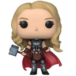 Funko 65012 Funko Pop! Figura Mighty Thor de Vinilo Marvel Thor Love & Thunder 10 cm para Coleccionistas
