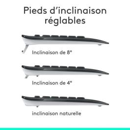 Logitech MK540 Combo Teclado y Ratón Inalámbrico, Teclado de Tamaño Estándar con Reducción de Ruido, Ratón Ambidiestro Ergonómico