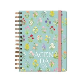 Agenda Anual (2026) Dohe Botanical Wire-O Tapa Extra Con Goma 150X210 S/V Bouquet Precio: 22.79000031. SKU: B1JLZV2GDD