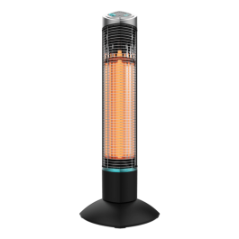 Cecotec ReadyWarm 1000 Power Tower Exterior Negro, Calefactor Eléctrico Halógeno 1000W, Oscilación 90°, 2 Niveles, IP55 Precio: 112.50000047. SKU: B12E66PHKG