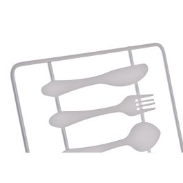 DKD Home Decor Atril Vintage Verde Menta Beige Metal 23 x 22 x 13 cm (4 Unidades)