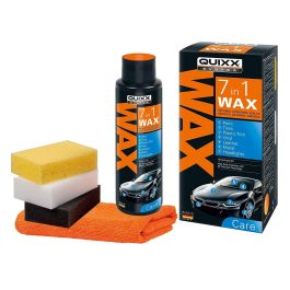 Quixx QQ10105 Cera 7 en 1 para Coche: Pintura, Neumáticos, Plástico, Cuero, Metal y Faros Precio: 4.68999993. SKU: S3711636