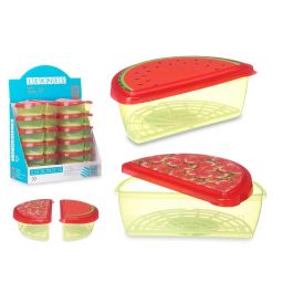 Tupper Fruta Sandía y Fresa 1.2 L Leknes 23x13x8 cm (24 Unidades)