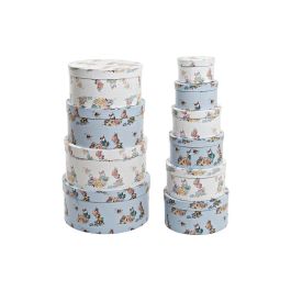 Caja Urban DKD Home Decor Azul Blanco 37.5 x 18 x 37.5 cm Set de 10 Precio: 50.49999977. SKU: B1GE4HBC6T