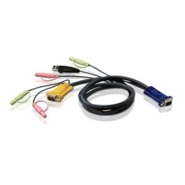 Aten Cable KVM USB con audio y SPHD 3 en 1 de 5 m, VGA, Negro - 2L-5305U Precio: 37.8900005. SKU: B1EL2MGLF7