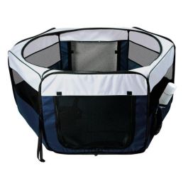 TRIXIE Corredero para conejos/cachorros ø 130 × 55 cm azul/gris Precio: 65.9449995402. SKU: B18DQX5Y2V