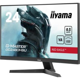 Monitor curvo para juegos de PC - IIYAMA - G-MASTER RED EAGLE GCB2480HSU-B1 - 24 - VA curvo - FHD - 0,5 ms - 180 Hz