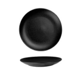 SUMMA Plato Llano FERRO 20 cm - Vajilla de Porcelana Negra Texturizada, Colección FERRO (Set de 6) Precio: 4.88999962. SKU: B18EAZBA33