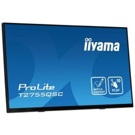 Monitor Iiyama 27" Ips Bonded Pcap 10P Touch, Mpp2.0 (Active Stylus) Supported, 2560X1440, Flat Bezel Free Glass Front, Hdmi, Displayport, 360Cd/M², Usb Hub 2X 3.2, Speakers, Bookstand (T2755QSC-B1) Monitor Iiyama 27" Ips Bonded Pcap 10P Touch, Mpp2.0 (Active Stylus) Supported, 2560X1440, Flat Bezel Free Glass Front, Hdmi, Displayport, 360Cd/M², Usb Hub 2X 3.2, Speakers, Bookstand (T2755QSC-B1)