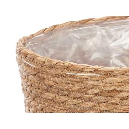 Giftdecor Set 3 Cestos Redondos Altos Esparto 28x28x28 cm Natural (Set de 4)