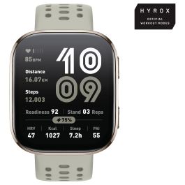 Amazfit Bip 6 Stone Reloj Inteligente GPS Pantalla AMOLED de 1.97" (390 x 450) Oro y Correa Gris Precio: 91.50000035. SKU: B13YVSLB97