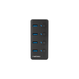 NATEC MANTIS Hub USB 2.0 a USB 3.2 Gen 1 Type-A 5000 Mbit/s Negro Precio: 21.49999995. SKU: S5604443