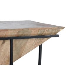 Giner y Colomer Mesa de Centro de Madera de Mango y Metal 100 cm Natural