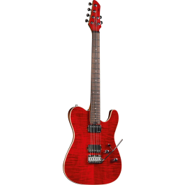 EKO Tero 800 Musa Guitarra Eléctrica 6 cuerdas Rojo Flamed Maple Telecaster Pastillas Marsbucker Tremolo EKO